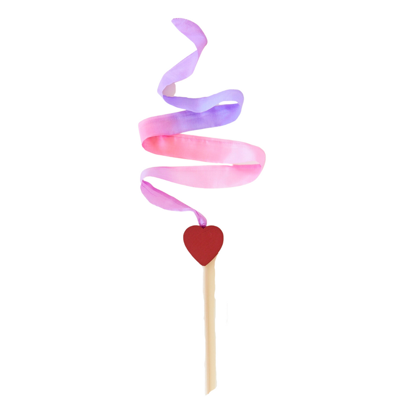 Mini Streamer Wand - Heart by Sarah&