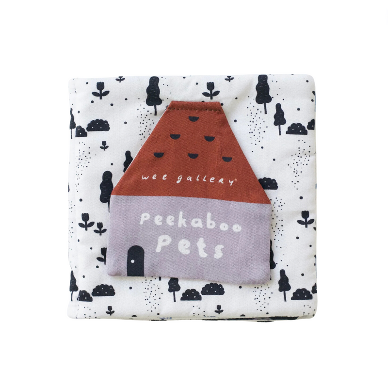 Wee Gallery Cloth Book: Peekaboo Pets