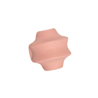 Twist Toss Treat Dispensing Dog Toy - Blush by Wild One