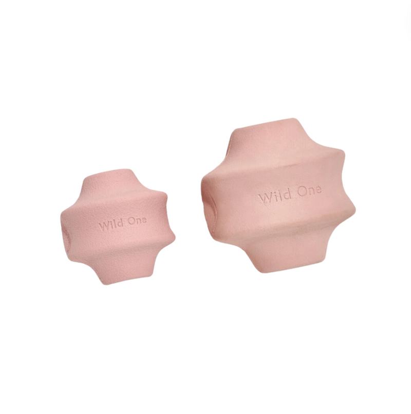 Twist Toss Treat Dispensing Dog Toy - Blush by Wild One