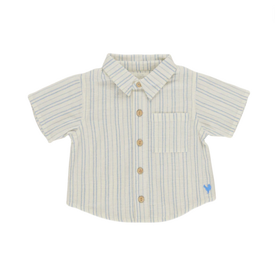 Jack Shirt - Riviera Stripe by Pink Chicken FINAL SALE