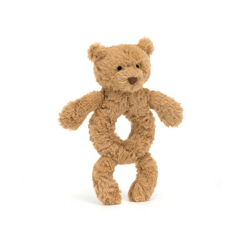 Bartholomew Bear Ring Rattle - 8 Inch by Jellycat