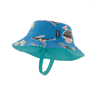 Baby Sun Bucket Hat - Amigos: Vessel Blue by Patagonia