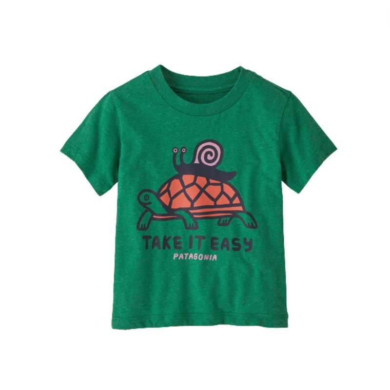 Baby Graphic T-Shirt - Easy Rider: Gather Green by Patagonia FINAL SALE