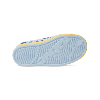 Jefferson Shoe - Air Blue/ Pineapple Yellow/ Animal Print by Native Shoes FINAL SALE