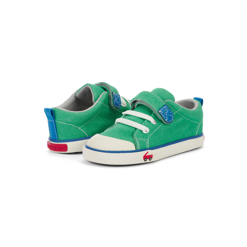 Stevie II Sneakers - Green/Blue by See Kai Run