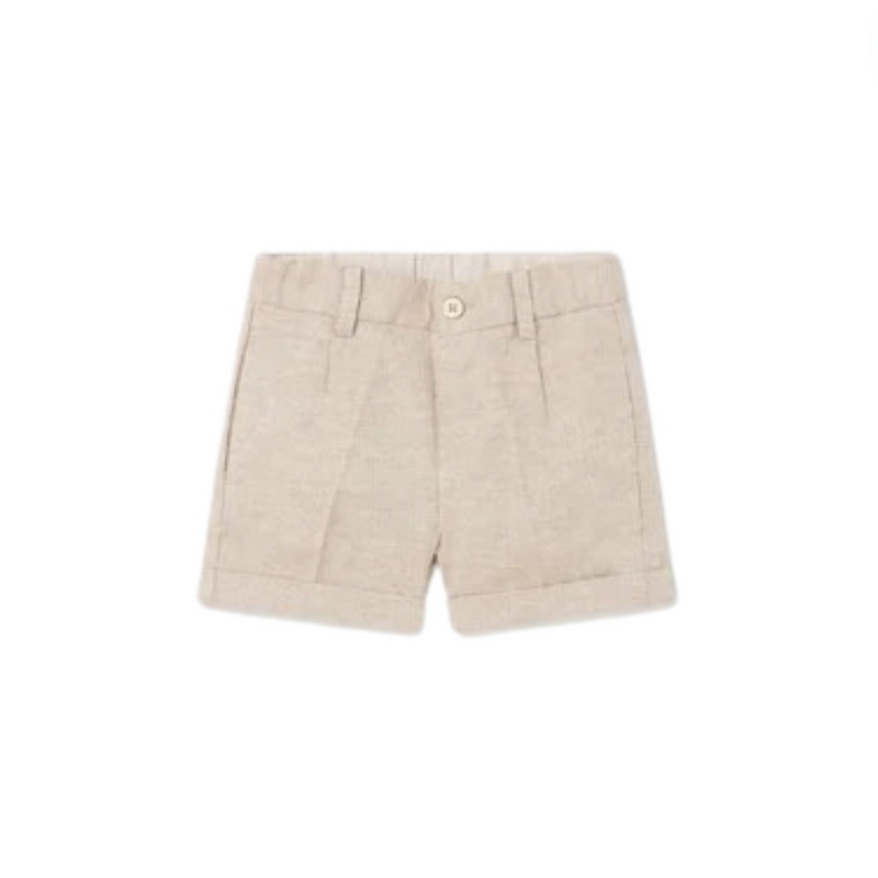 Dressy Linen Shorts - Coconut by Mayoral - FINAL SALE