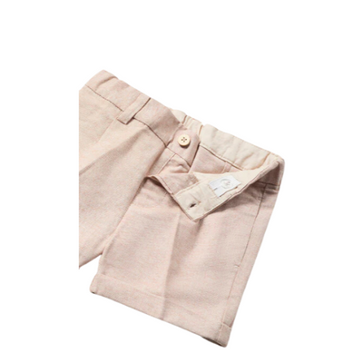 Dressy Linen Shorts - Coconut by Mayoral - FINAL SALE