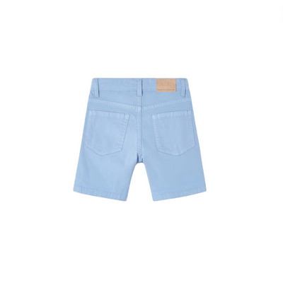 Better Cotton Twill Shorts - Powder Blue by Mayoral - FINAL SALE