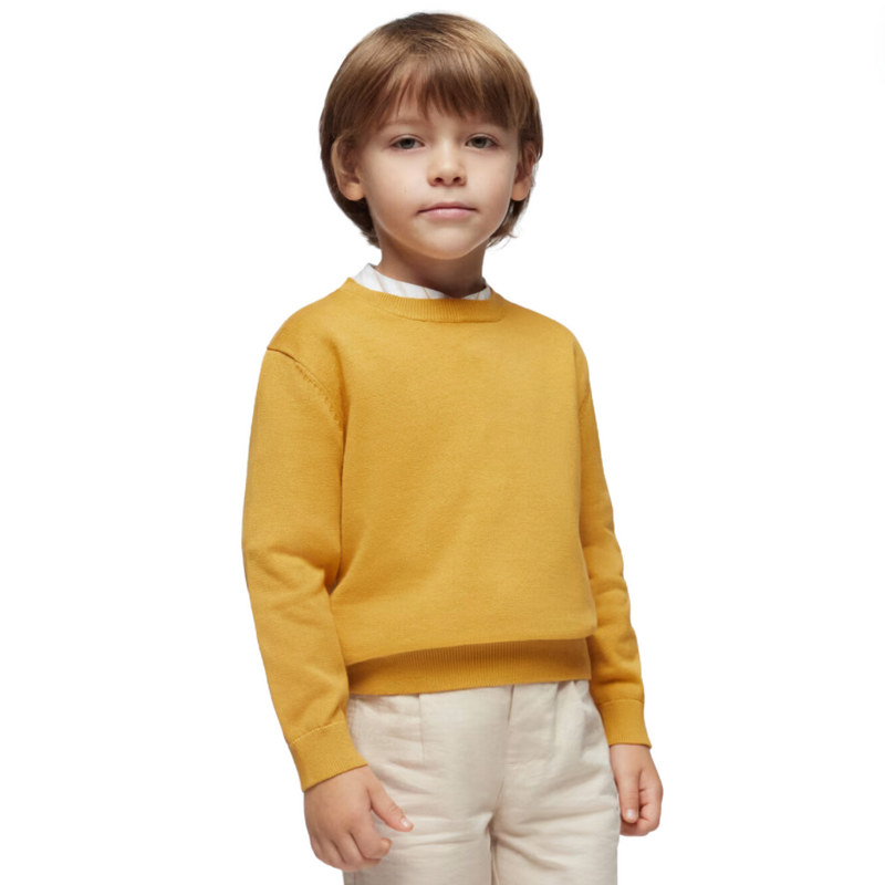 Better Cotton Sweater - Ochre by Mayoral - FINAL SALE