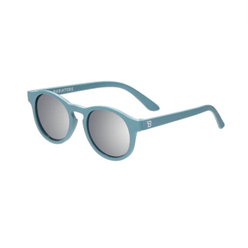 Keyhole Sunglasses - Seafarer Blue with Silver Mirror Lenses by Babiators