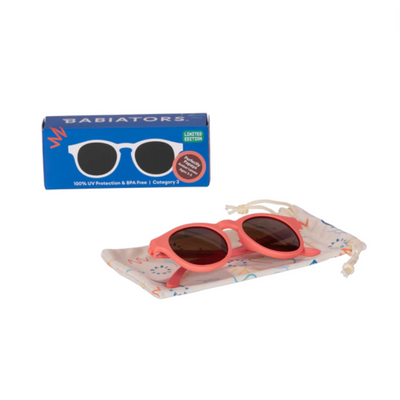 Keyhole Sunglasses - Perfectly Papaya with Amber Lenses by Babiators