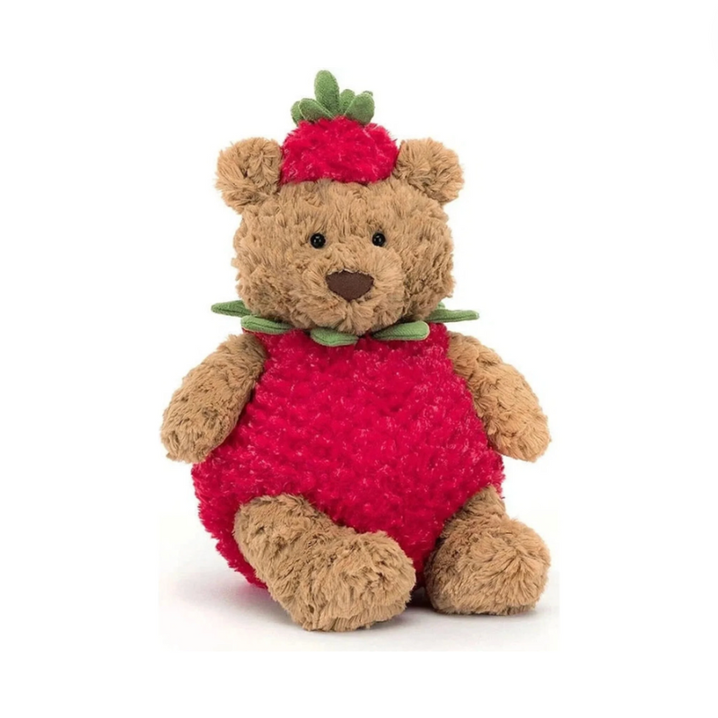 Bartholomew Bear Strawberry by Jellycat