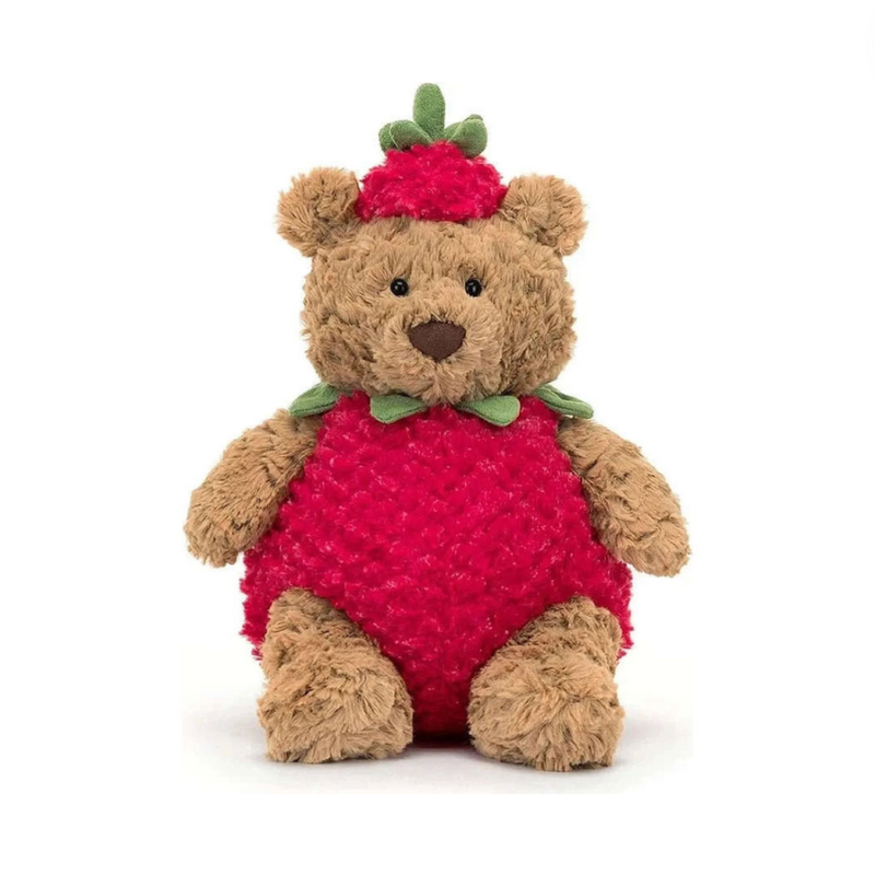 Bartholomew Bear Strawberry by Jellycat