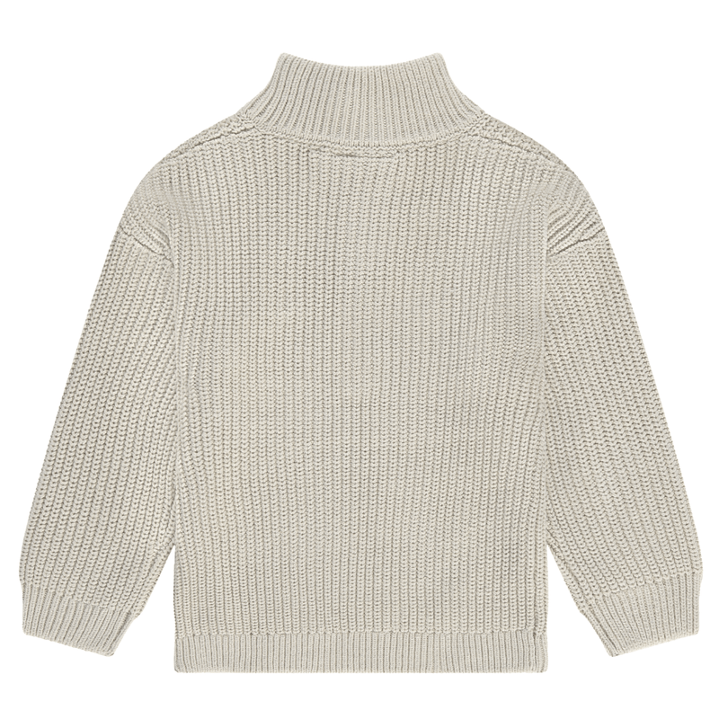 Zip Neck Pullover - Bone by Babyface