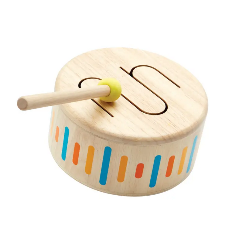 Solid Wooden Drum II by Plan Toys