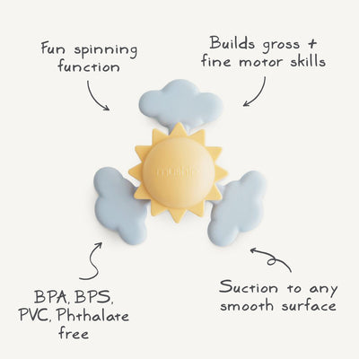 Sunshine Suction Spinner Toy by Mushie & Co