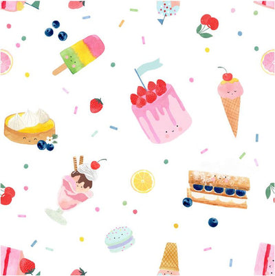 Long Sleeve Waterproof Bib - Sweet Treats by Loulou Lollipop