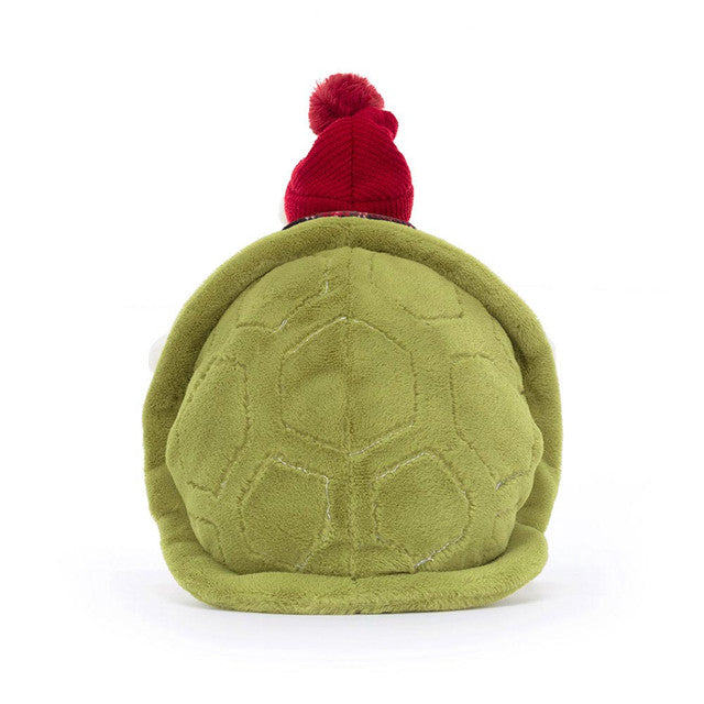 Snowman Timmy Turtle - 11x8 Inch by Jellycat