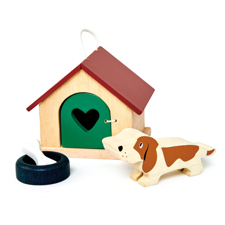 Pet Dog Set Wooden Toy by Tender Leaf Toys