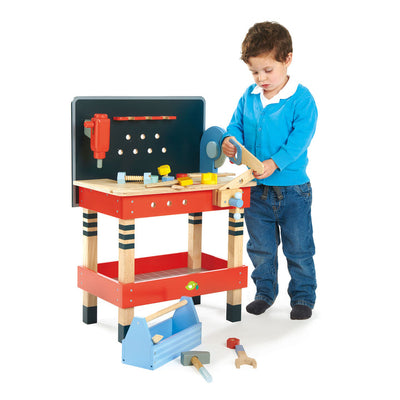 Wooden Tool Bench by Tender Leaf Toys