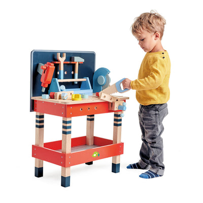 Wooden Tool Bench by Tender Leaf Toys