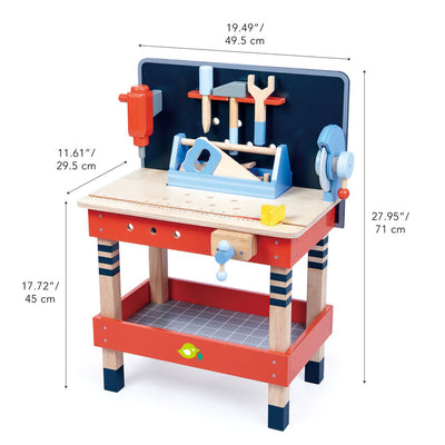 Wooden Tool Bench by Tender Leaf Toys