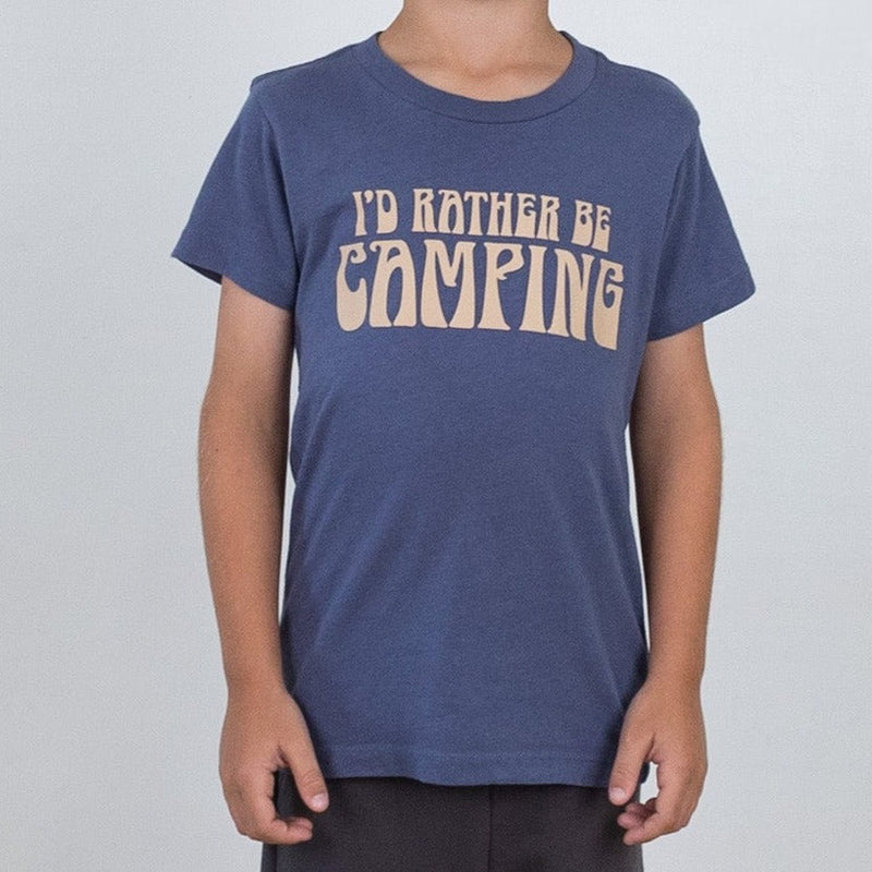 Rather Be Camping Tee - River by Tiny Whales FINAL SALE