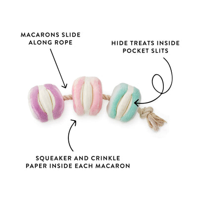 Macarons Interactive Snuffle Dog Toy by The Foggy Dog