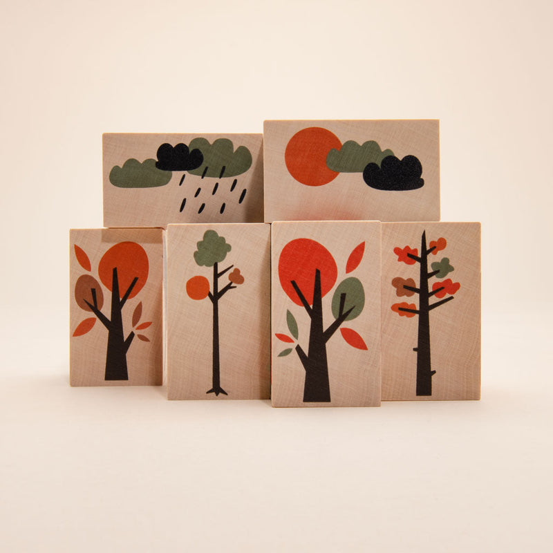 Neighborhood Wooden Blocks by Uncle Goose