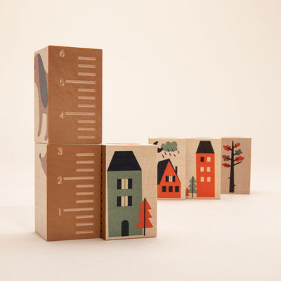 Neighborhood Wooden Blocks by Uncle Goose