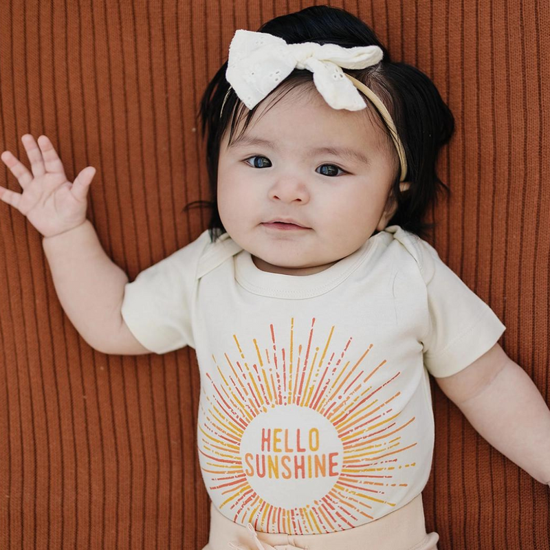 Hello Sunshine Organic Baby Onesie by Urban Baby Co.