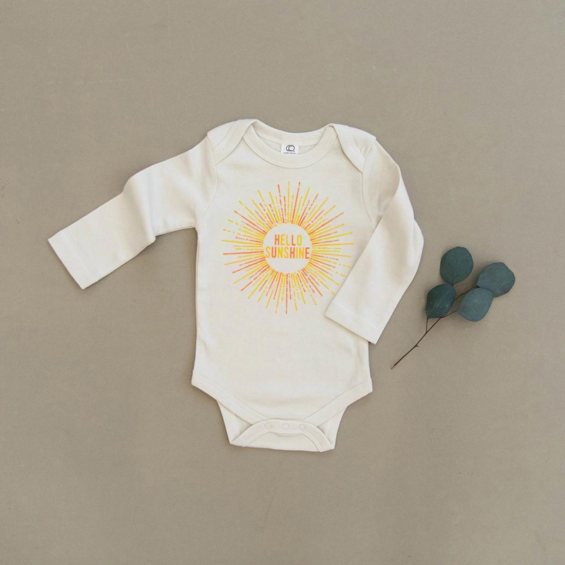 Hello Sunshine Organic Baby Onesie by Urban Baby Co.