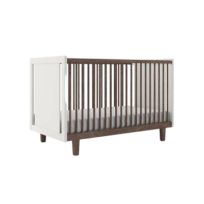 Rhea Crib - Walnut / White by Oeuf