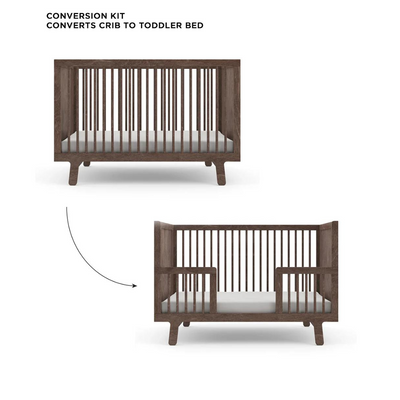 Sparrow Toddler Bed Conversion Kit - Walnut by Oeuf