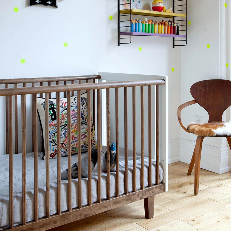 Rhea Crib - Walnut / White by Oeuf