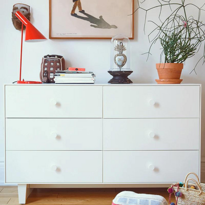 Rhea 6 Drawer Dresser - White by Oeuf