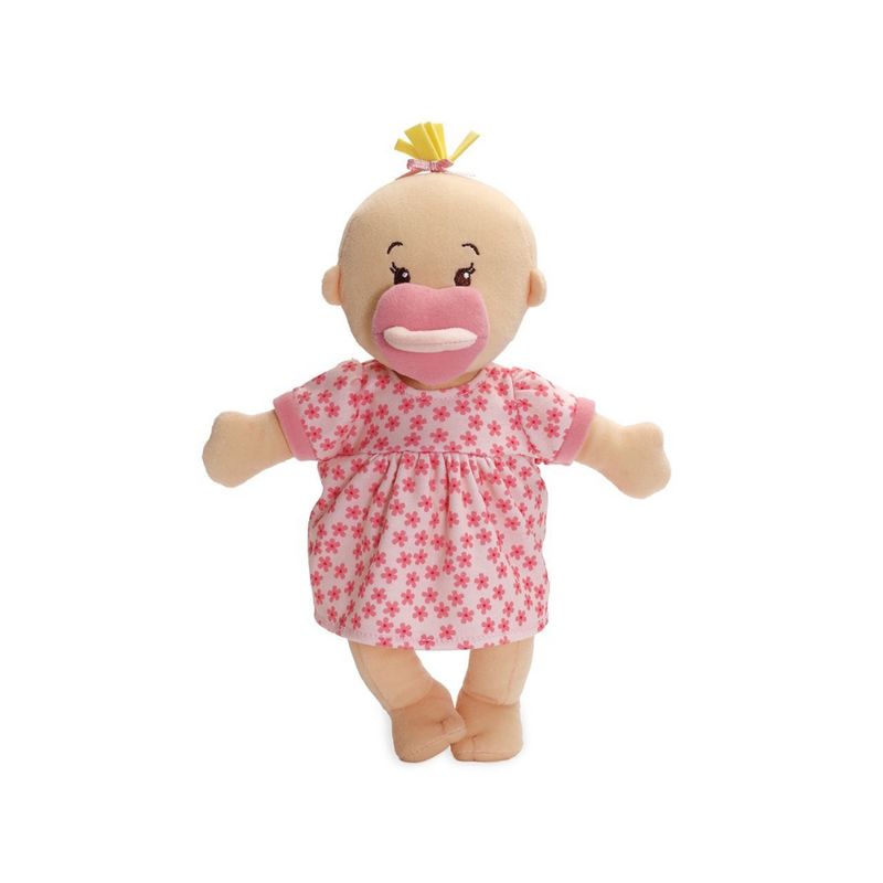 Wee Baby Stella Doll - Peach with Blond Hair by Manhattan Toy