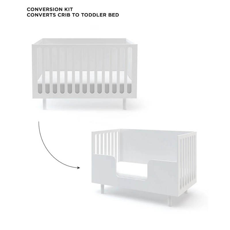 Fawn Toddler Bed Conversion Kit - White by Oeuf