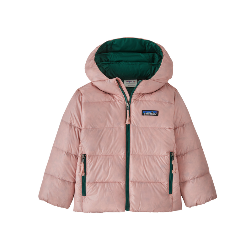 Baby Hi-Loft Down Sweater Hoody - Mallow Pink by Patagonia