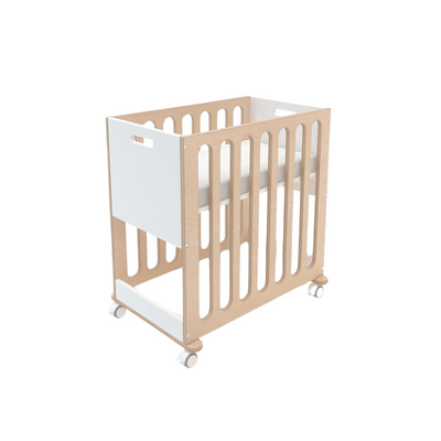 Fawn Bassinet and Crib System - White / Birch by Oeuf