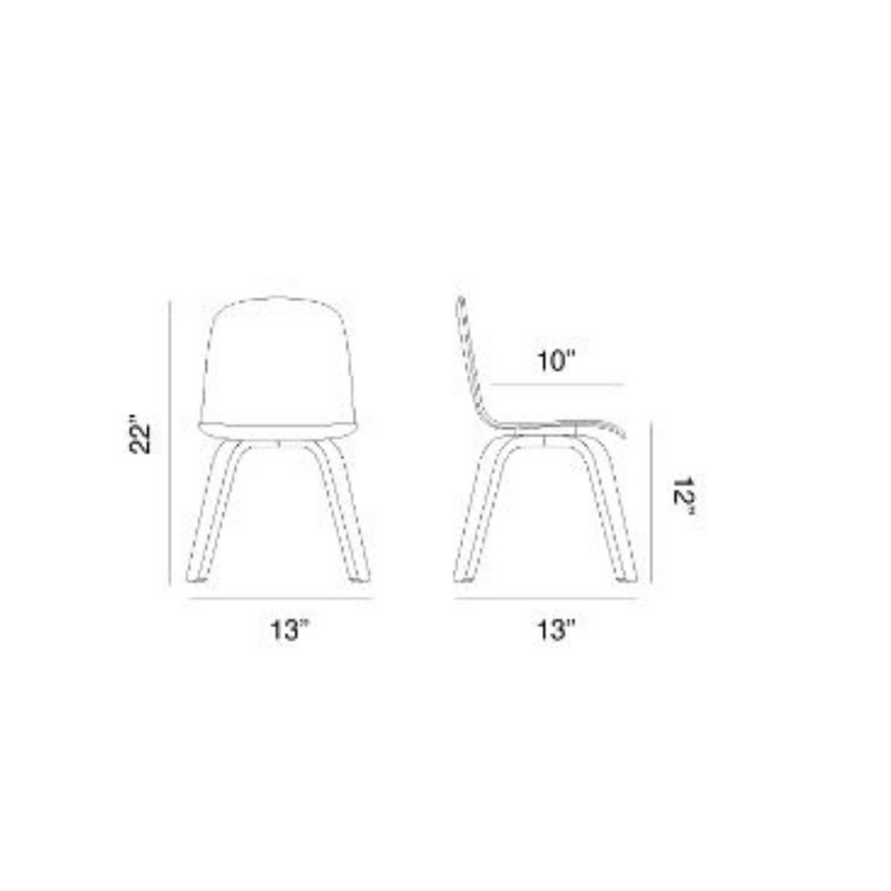 Play Chairs (Set of 2) - Birch by Oeuf