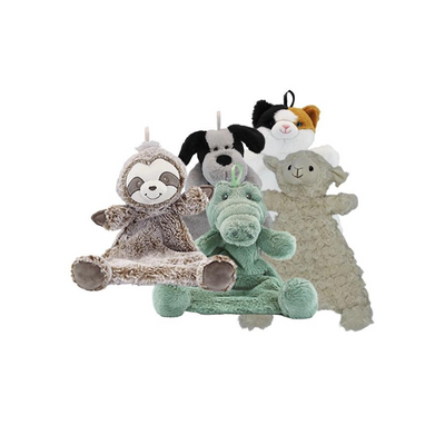 Crinkle Cuddler - Sensory Plush Lamb by Baby Paper