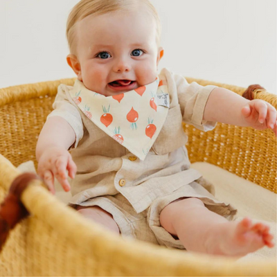 Single Bandana Bib - Veggies by Copper Pearl