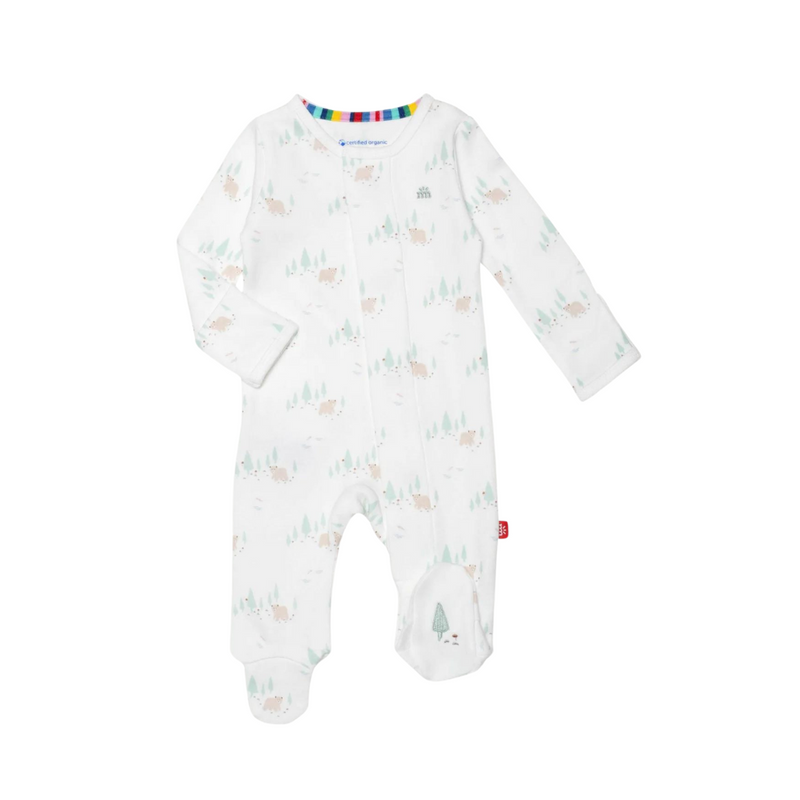 Babe in the Woods Organic Cotton Footie by Magnetic Me