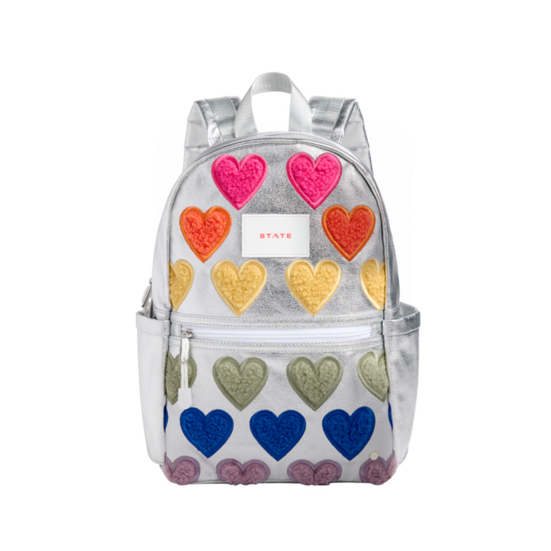 Kane Kids Mini Travel Backpack - Fuzzy Hearts by State Bag