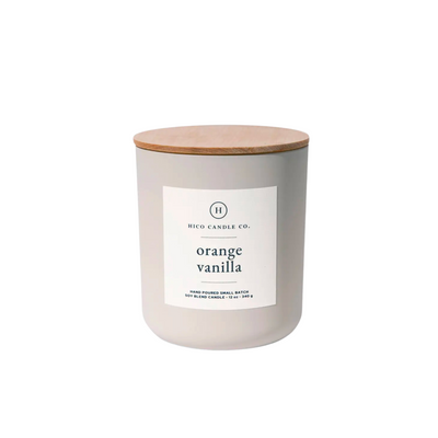 Orange Vanilla 12oz Candle by Hico Candle Co.