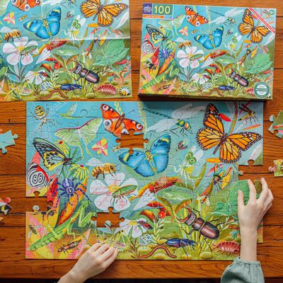 100 Piece Puzzle - Love of Bugs by Eeboo