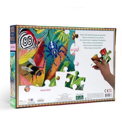 100 Piece Puzzle - Love of Bugs by Eeboo