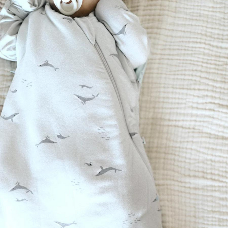 1.0 Tog Swaddle Sleep Bag - Whales by gunamuna